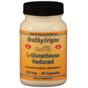 Glutathione levels decline at night and are the lowest in the morning.
Healthy Origins Setria L-Glutathione Reduced is recommended
daily as a dietary supplement for its antioxidative action and over
all anti-aging properties.